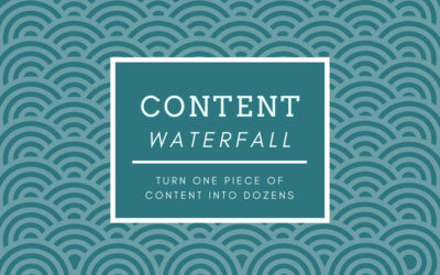 The Content Waterfall: How to Turn One Piece of Content into Dozens