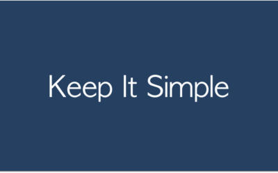 Keep it Simple